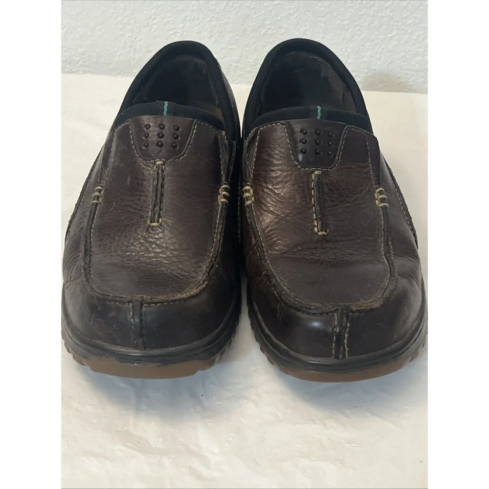 Streetcars Men Size 8.5M Slip On Loafer Shoes Arch Support Leather Brown Lemans